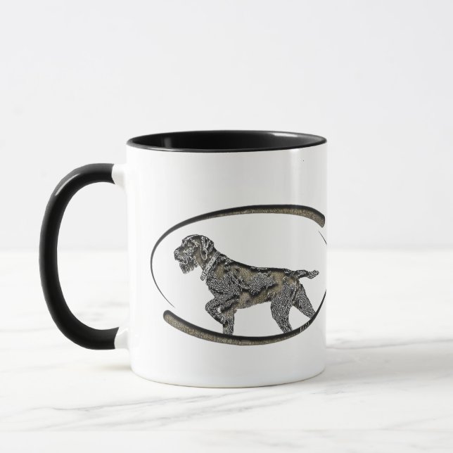 Deutsch Drahthaar , Best gun dog  Mug (Left)