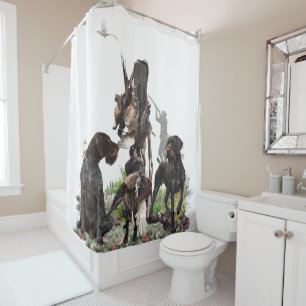 Deutsch Drahthaar(GWP) Shower Curtain