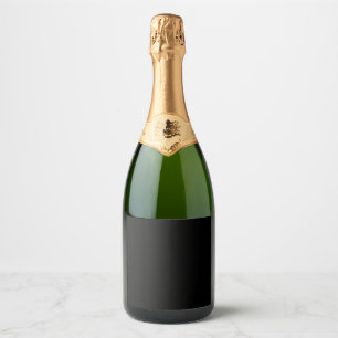Deutsch Drahthaar life is better dog saying Sparkling Wine Label