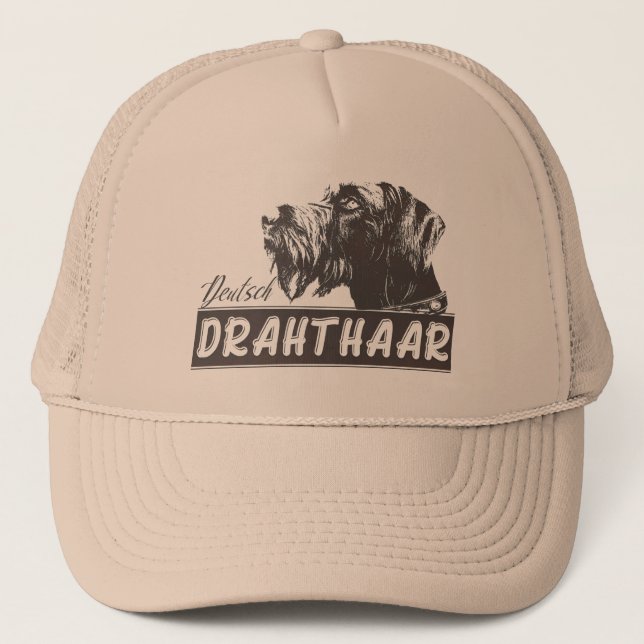 Deutsch Drahthaar  Trucker Hat (Front)