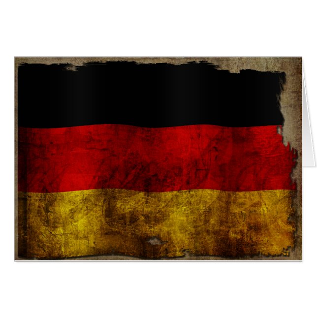 Deutsch Flagge - Vintage... (Front Horizontal)