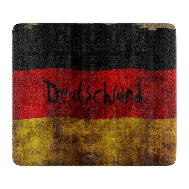 Deutsch Flagge - Vintage... Cutting Board (Front)