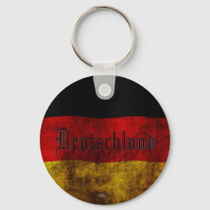 Deutsch Flagge - Vintage... Key Ring
