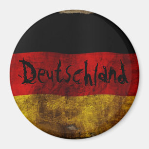 Deutsch Flagge - Vintage... Magnet