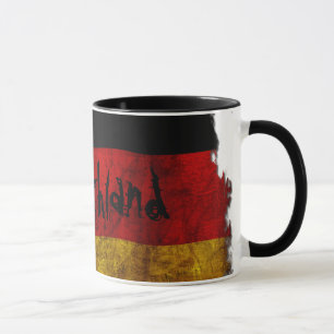 Deutsch Flagge - Vintage... Mug