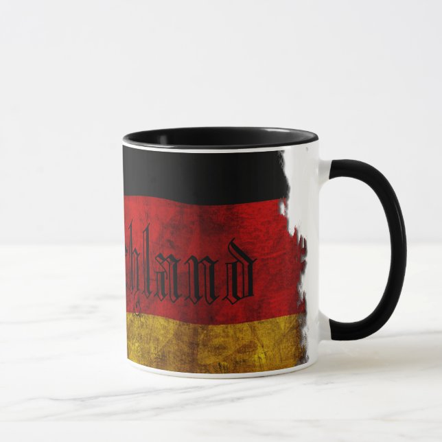 Deutsch Flagge - Vintage... Mug (Right)