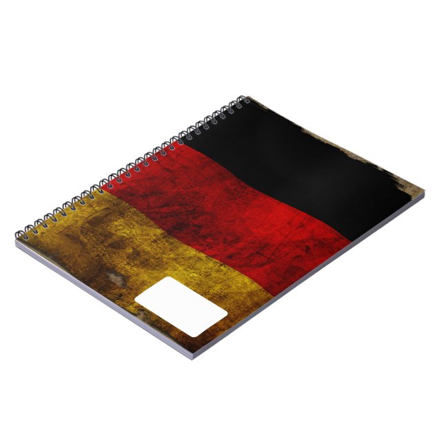 Deutsch Flagge - Vintage... Notebook (Left Side)
