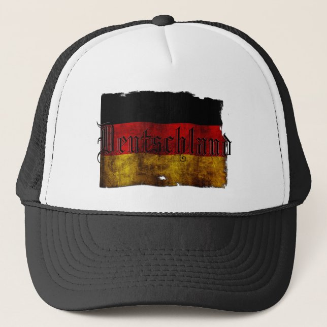 Deutsch Flagge - Vintage Trucker Hat (Front)