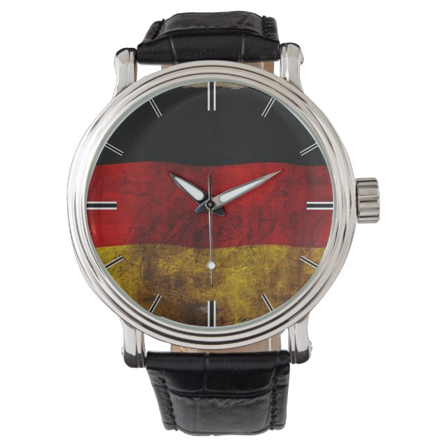 Deutsch Flagge - Vintage... Watch (Front)