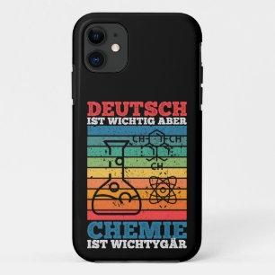 Deutsch Ist Wichtig Aber Chemie I Wichtiger tiger iPhone 11 Case