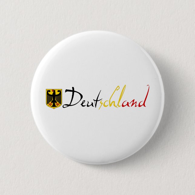 Deutschand Original designs! 6 Cm Round Badge (Front)