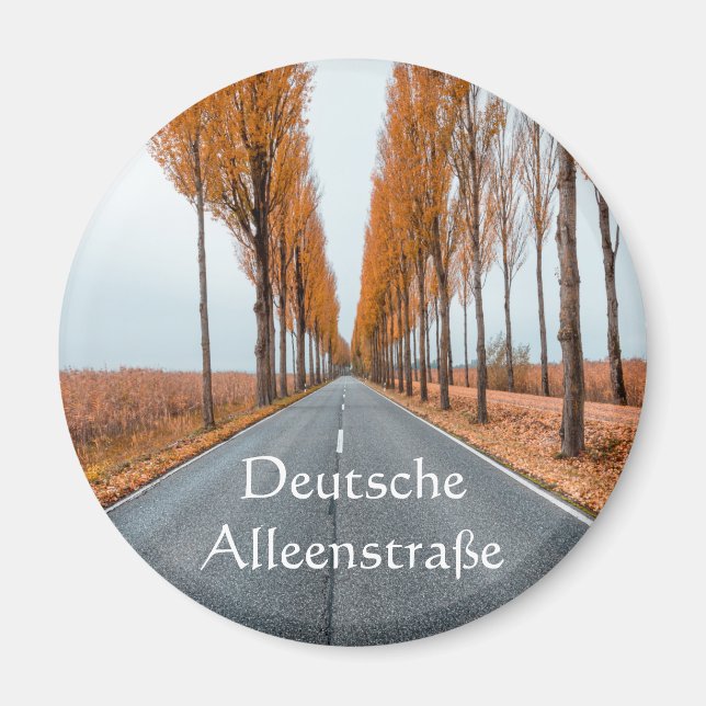 Deutsche Alleenstraße Magnet (Front)