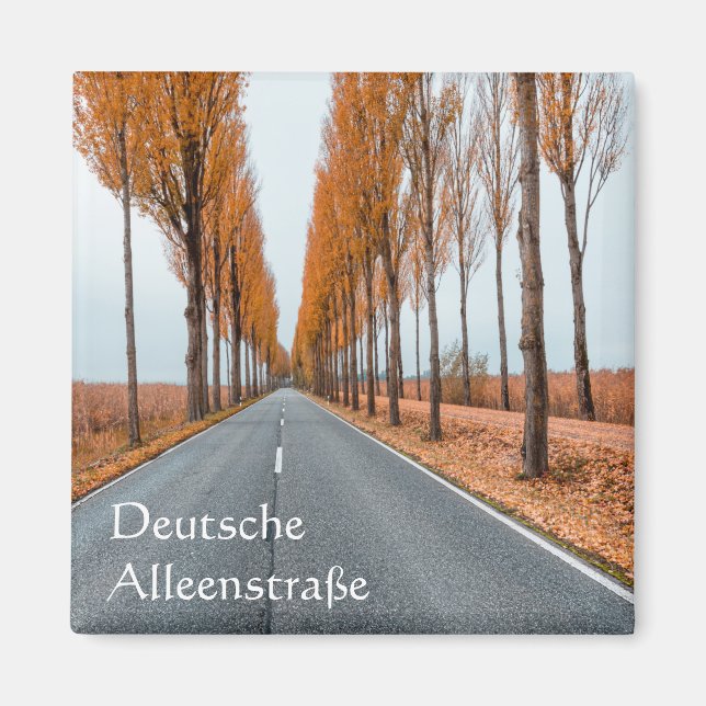 Deutsche Alleenstraße Magnet (Front)