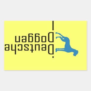 Deutsche Doggen Aufkleber Rectangular Sticker