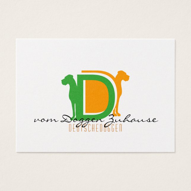 Deutsche Doggen Business Cards (Front)