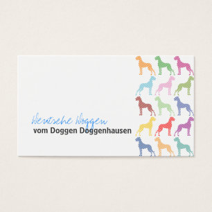 Deutsche Doggen Business Cards