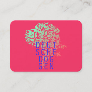 Deutsche Doggen Visitenkarten Business Card