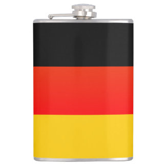 Deutsche Flagge or German Flag Thermal Tumbler Hip Flask