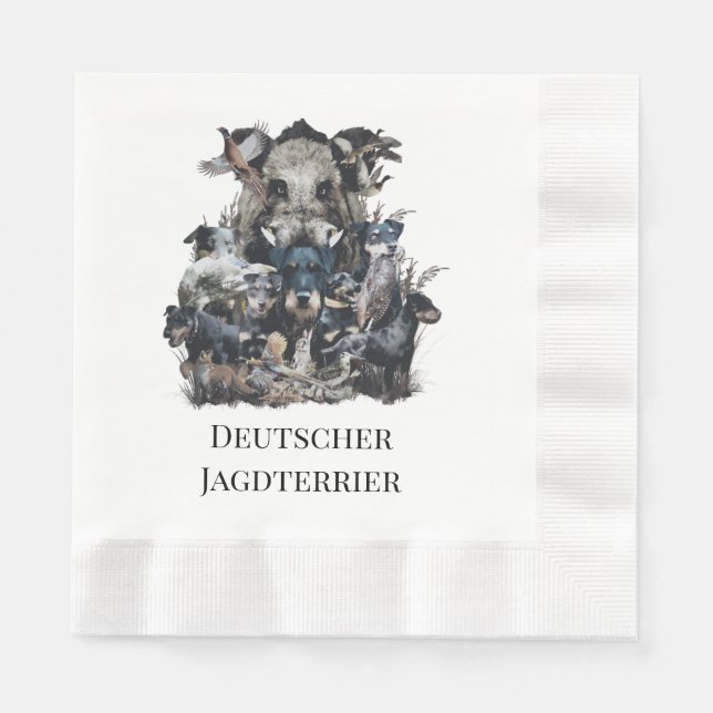  Deutscher Jagdterrier  Napkin (Front)