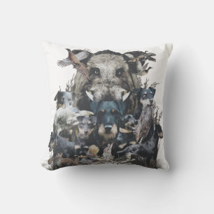 Deutscher Jagdterrier Square Wall Clock Coffee Mu Cushion