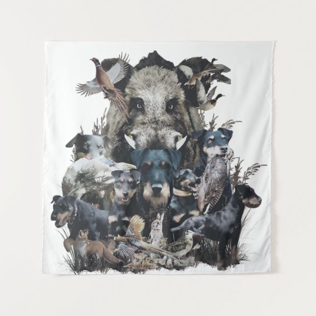 Deutscher Jagdterrier Tapestry (Front)