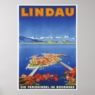 " Deutschland: 1935 - Lindau am Bodensee Reise  Poster