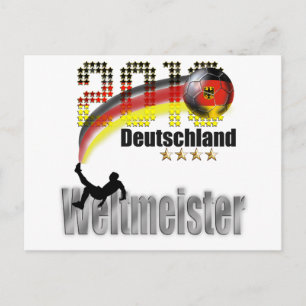 Deutschland 2014 weltmeister postcard