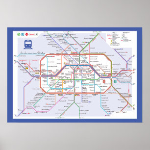 " Deutschland: 2022/heute Berlin - Liniennetz ...  Poster