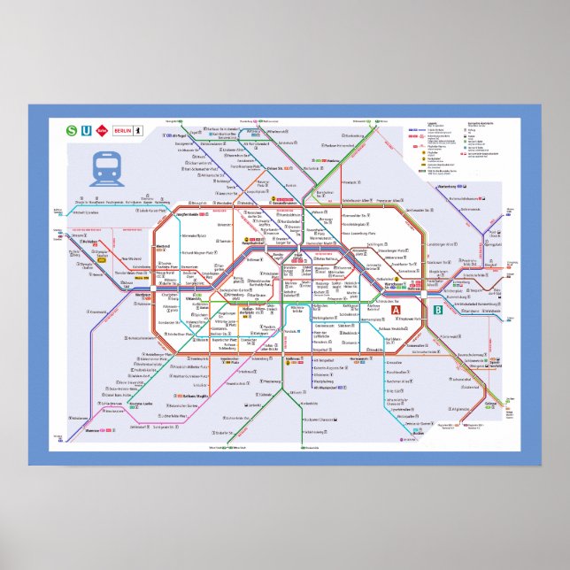 " Deutschland: 2022/heute Berlin - Liniennetz ...  Poster (Front)