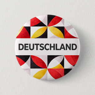 Deutschland 6 Cm Round Badge