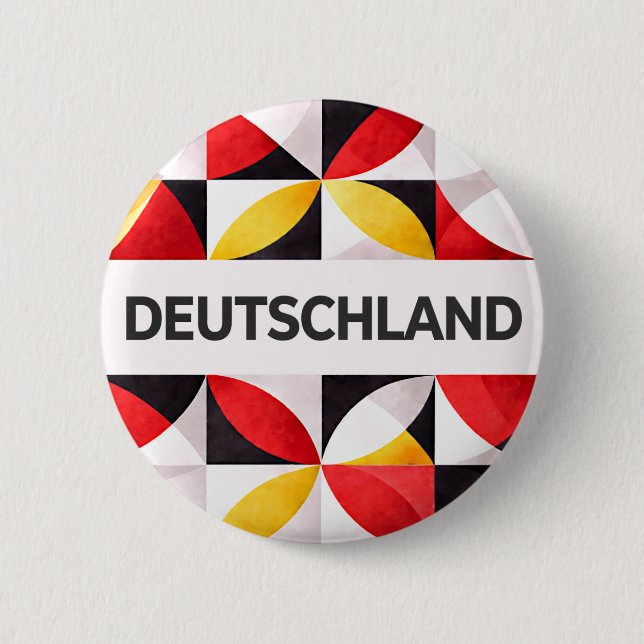 Deutschland 6 Cm Round Badge (Front)