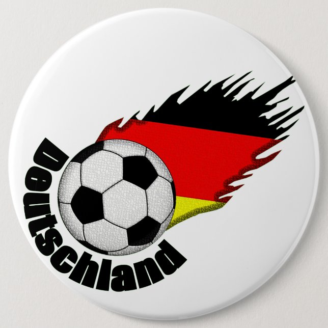 deutschland 6 cm round badge (Front)