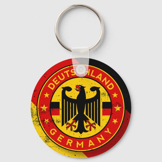 Deutschland, Badge of Germany Key Ring (Front)