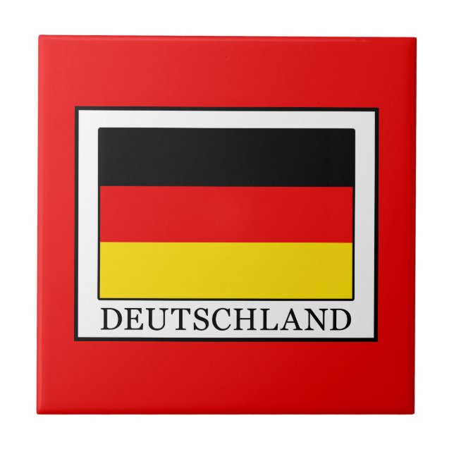 Deutschland Ceramic Tile (Front)