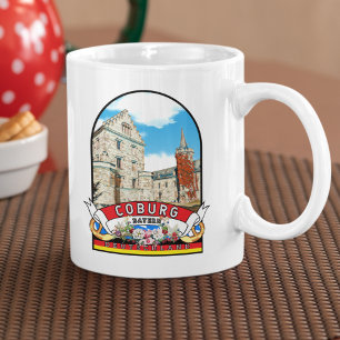 Deutschland Coburg Vintage souvenir Coffee Mug