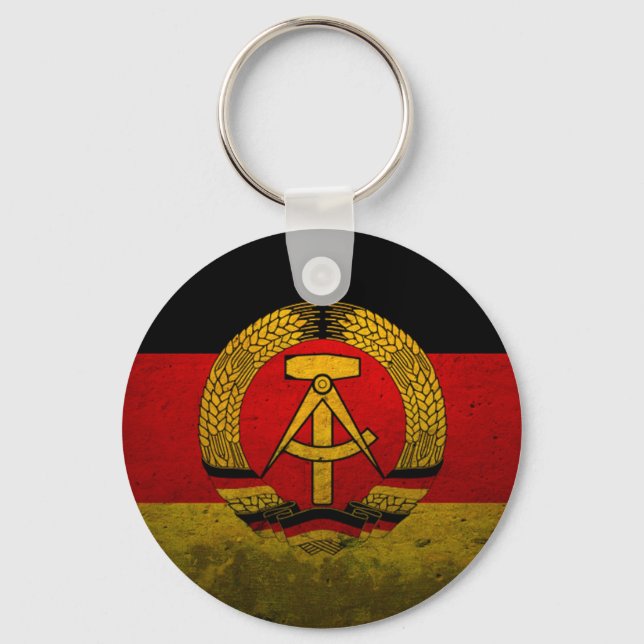 " Deutschland: DDRanhänger ... " Key Ring (Front)
