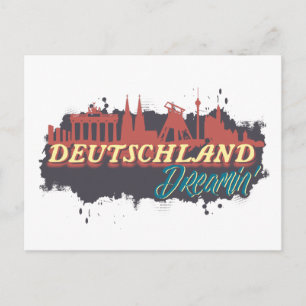 Deutschland Dreamin' - Germany Iconic Monuments Postcard