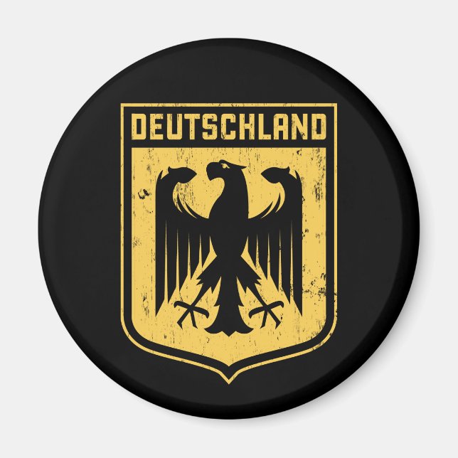 Deutschland Eagle -  German Coat of Arms Magnet (Front)