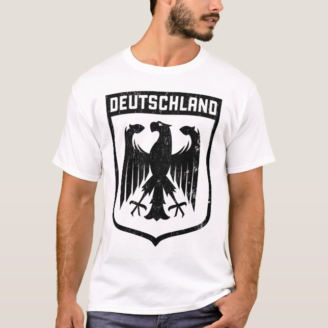 Deutschland Eagle -  Germany Coat of Arms T-Shirt (Front)