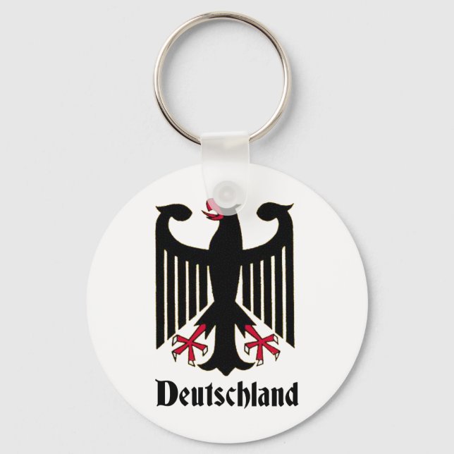 Deutschland Eagle Key Ring (Front)