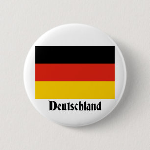 Deutschland Flag 6 Cm Round Badge