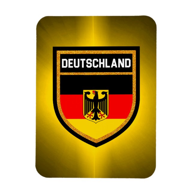 Deutschland Flag Magnet (Vertical)