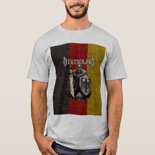 Deutschland, Flag of Germany, German Warrior T-Shirt
