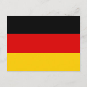 Deutschland Flagge Postkarte Postcard