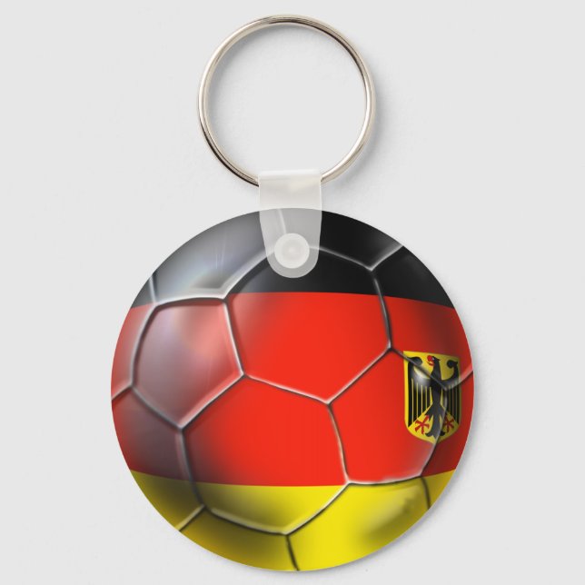 Deutschland Fußball 2010 soccer ball gifts Key Ring (Front)