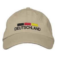 Deutschland Fussball Embroidered Cap