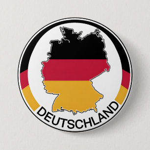 Deutschland Germany 7.5 Cm Round Badge