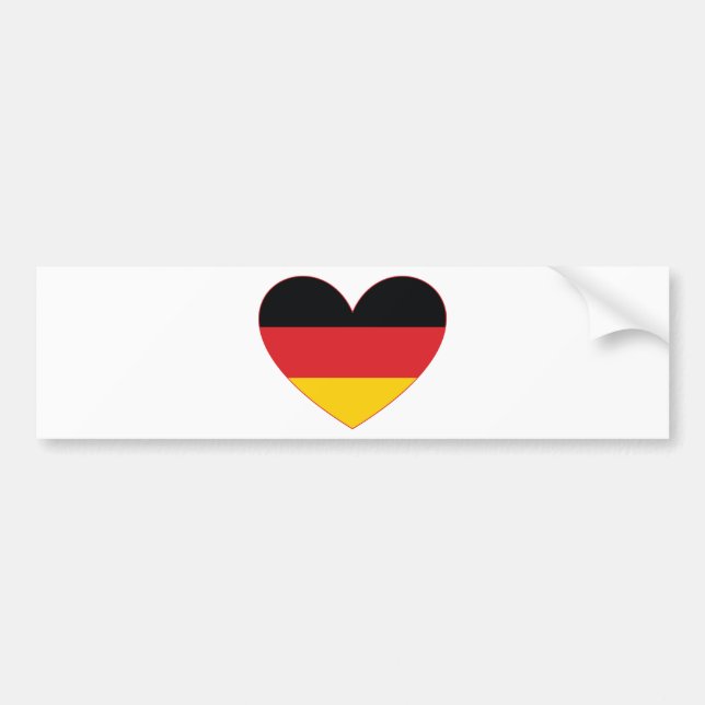 Deutschland / Germany Bumper Sticker (Front)