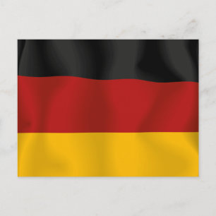 Deutschland Germany Bundesflagge Flag Postcard