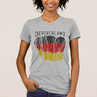 Deutschland Germany Flag Shirt Ladies Petite